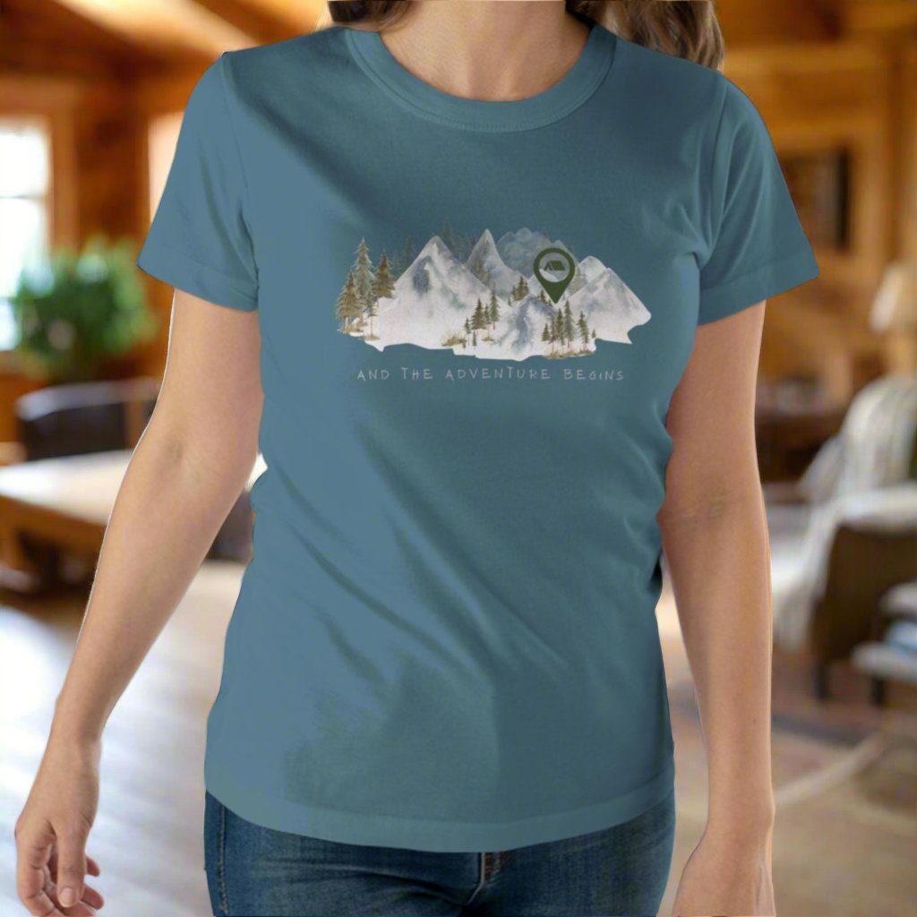 Adventure Begins - Women's T-shirt