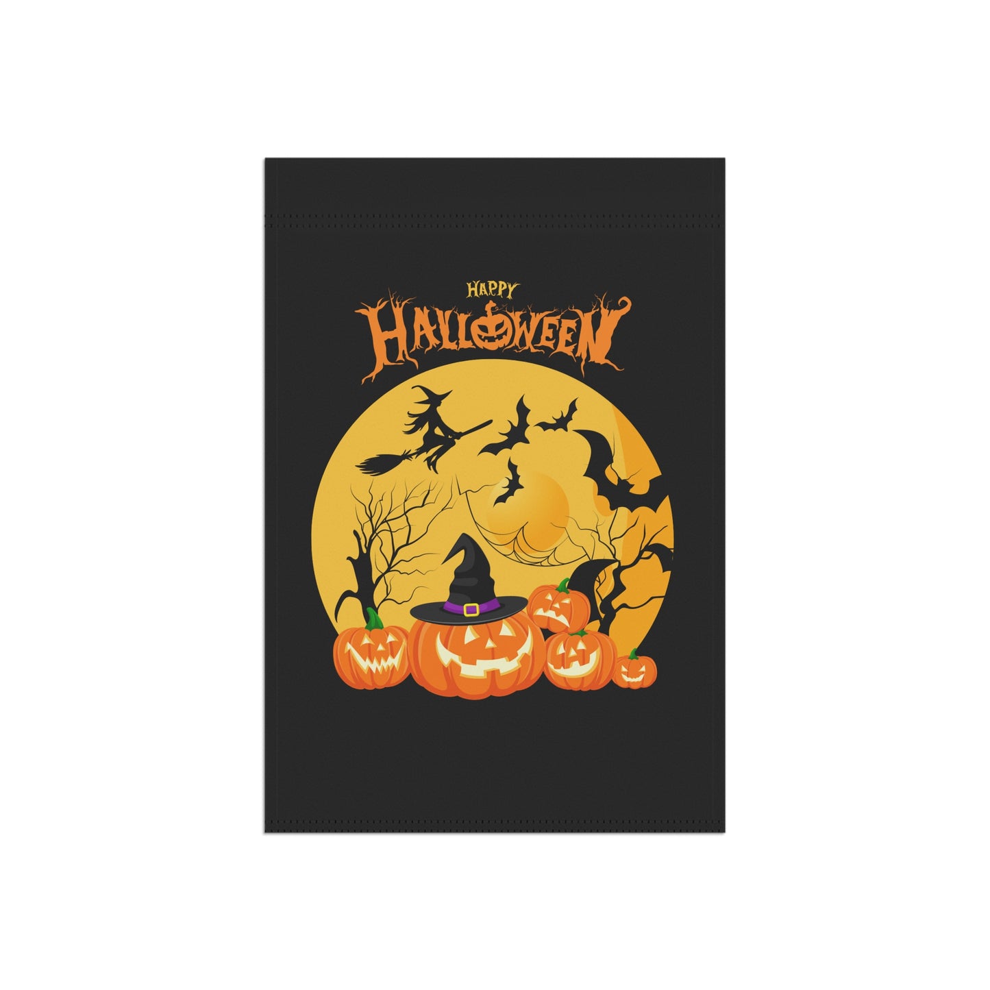 Happy Halloween Witches Moon - Garden & House Banner