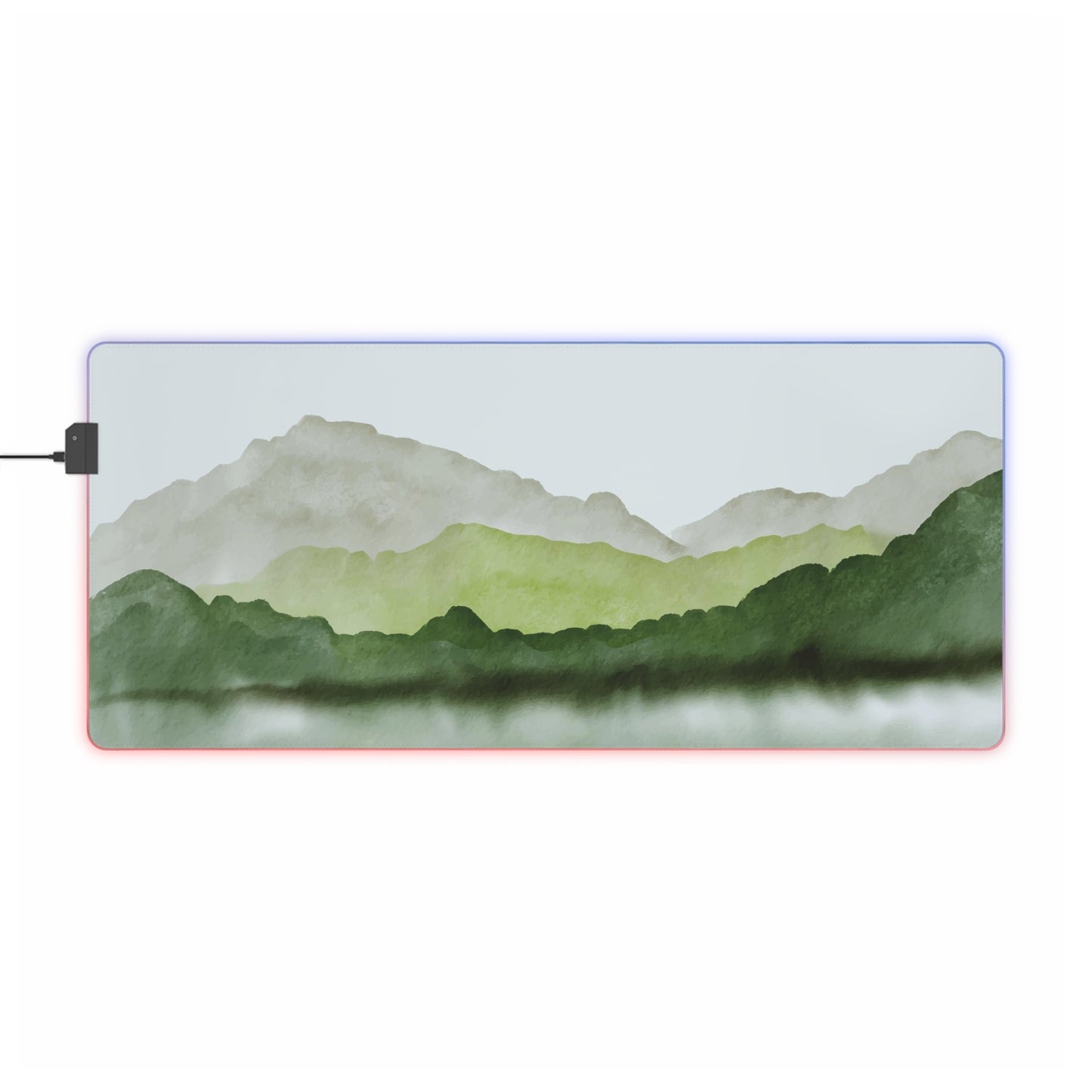 Hazy Mountain LED Gaming Mouse Pad