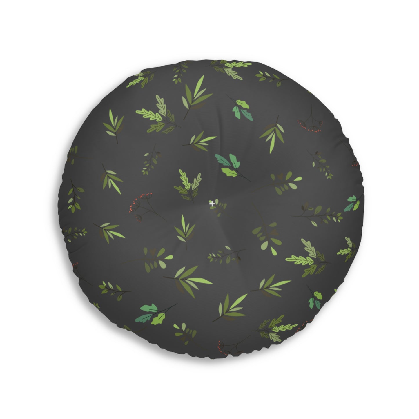 Green Leaves Floor Pillow