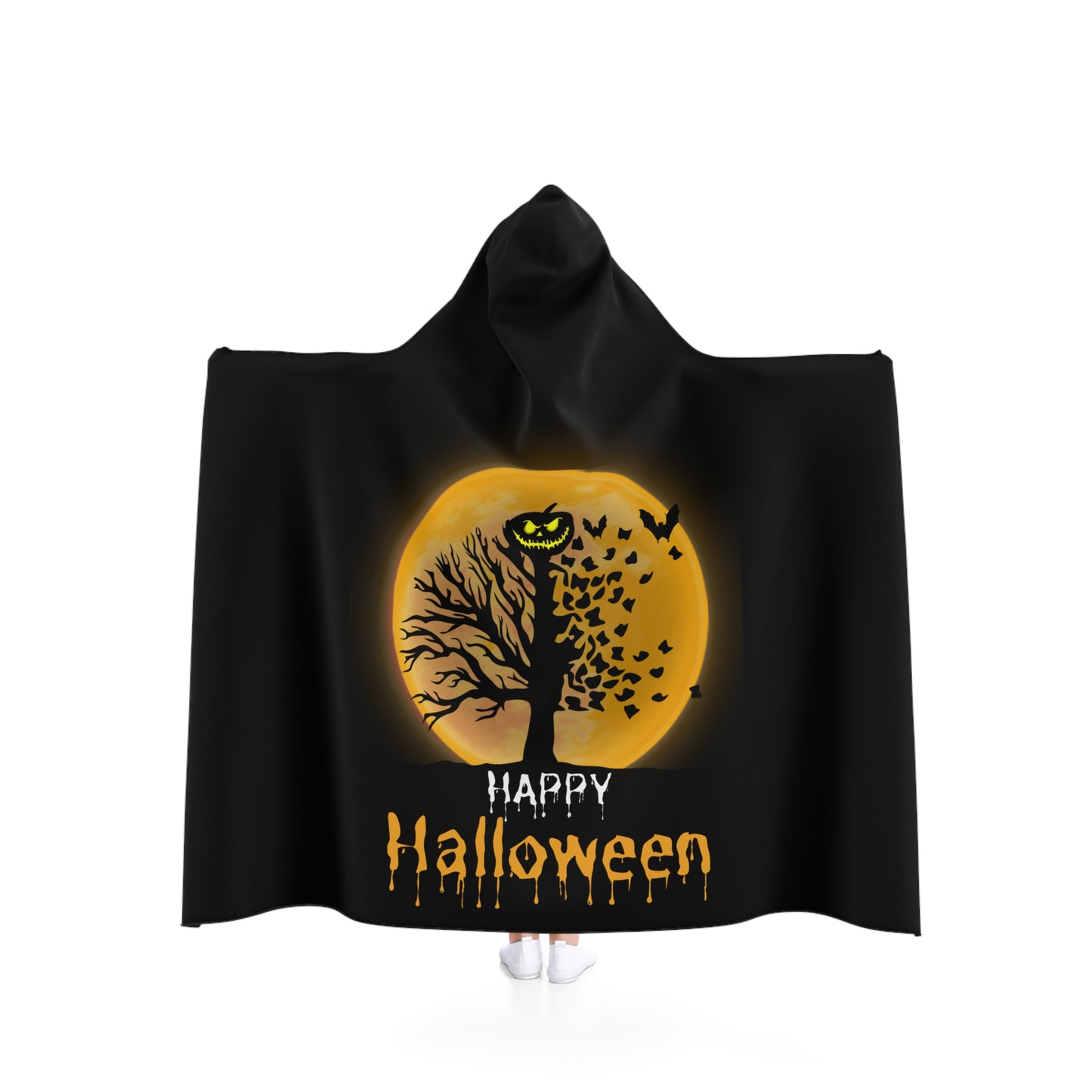 Happy Halloween Hooded Blanket