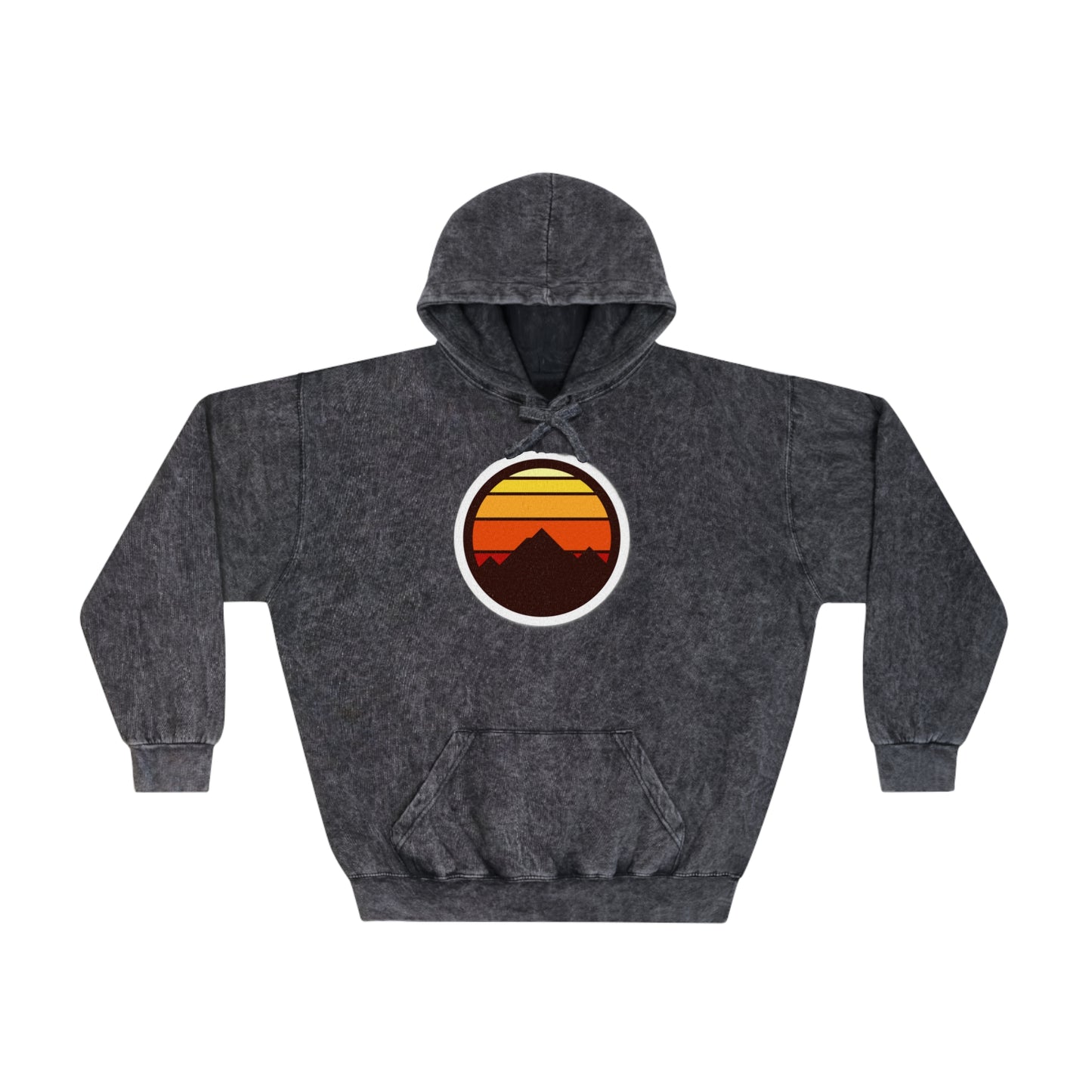 Sunset Unisex Mineral Wash Hoodie