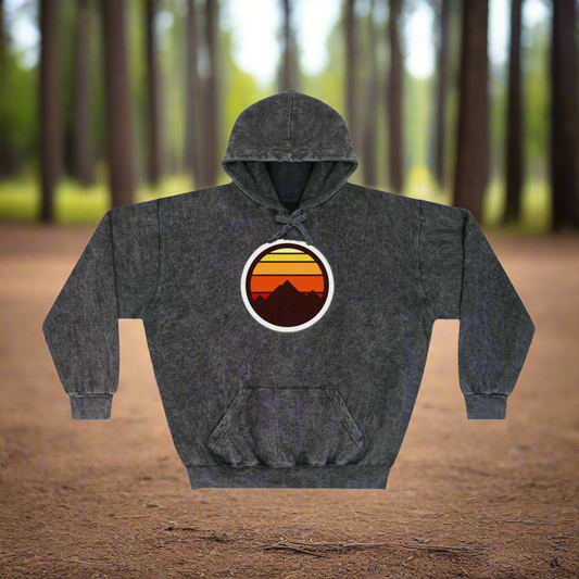 Sunset Unisex Mineral Wash Hoodie