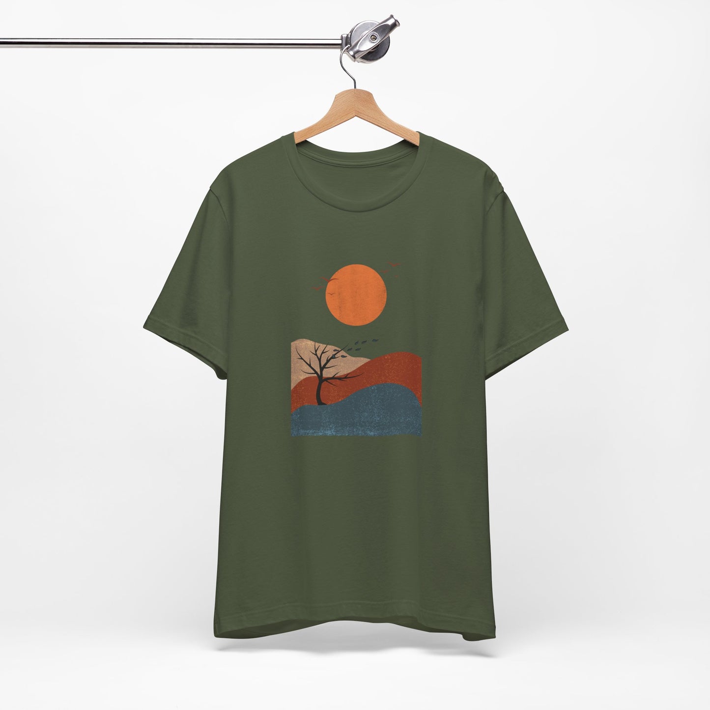 Orange Sunset Jersey Short Sleeve Tee