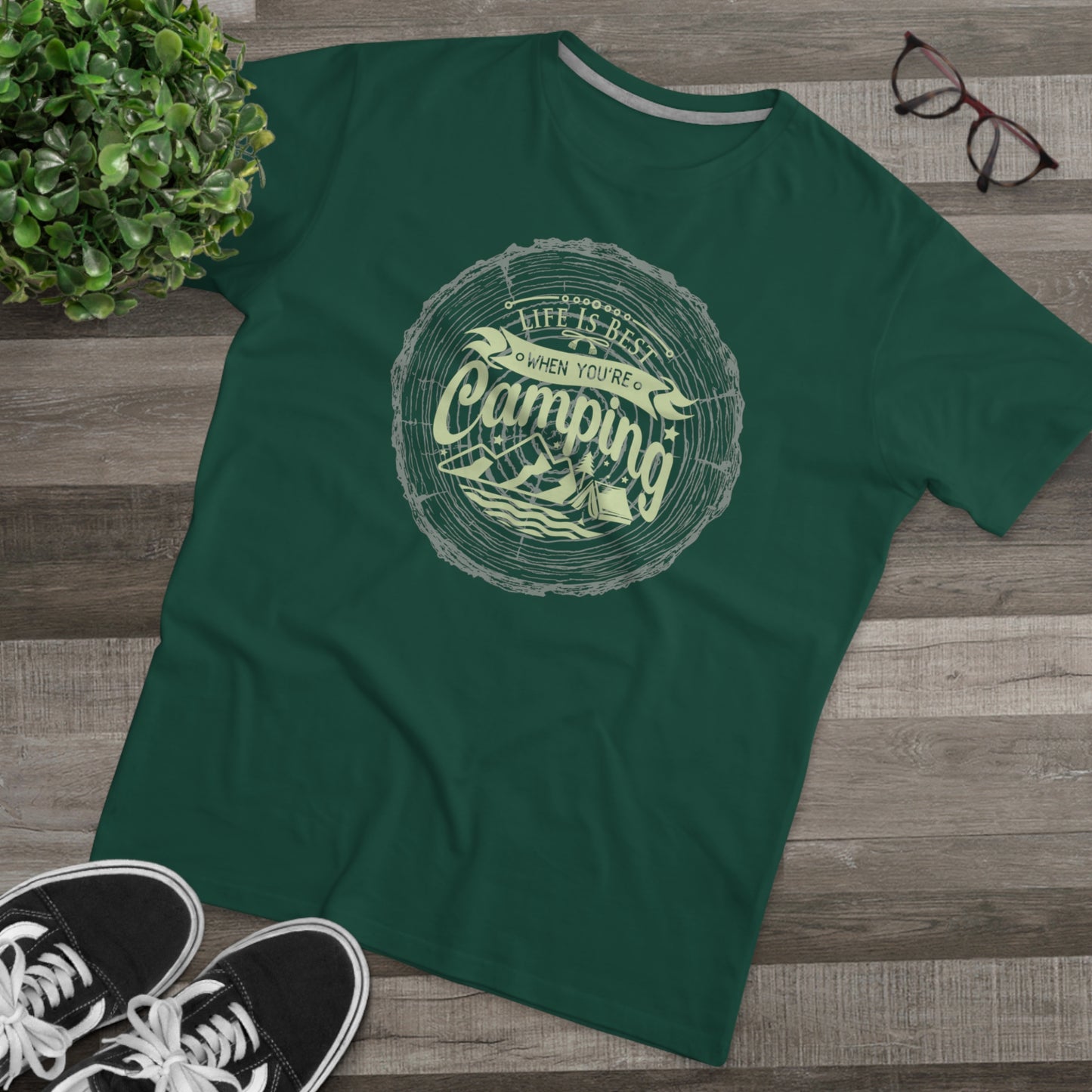 Life Is Best When Your Camping - Men's T Shirt