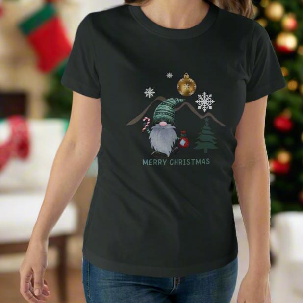 Merry Christmas Time Gnome Women's T-shirt