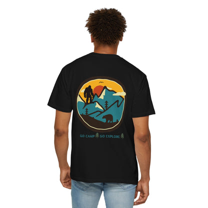 Bigfoot In the Mountains Unisex T-shirt