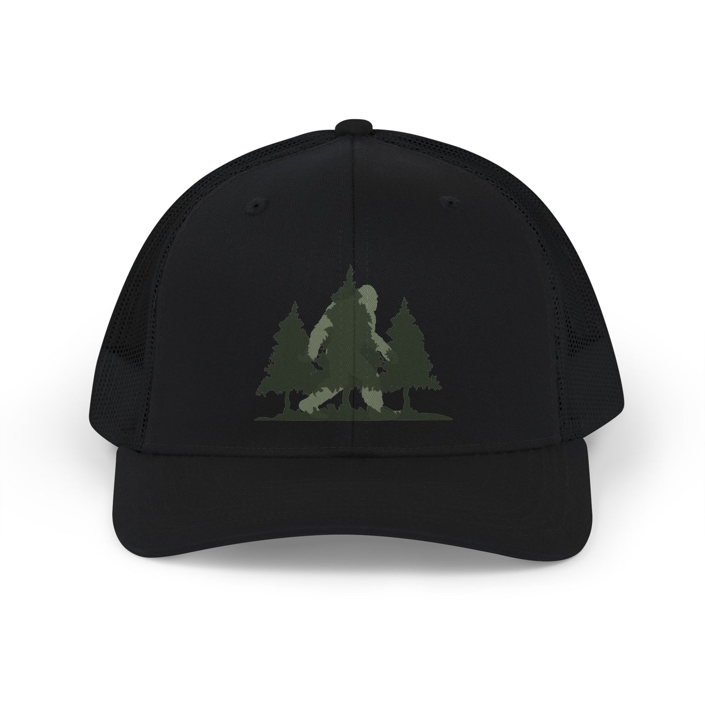Trucker Cap — Forest Bigfoot Silhouette Snapback