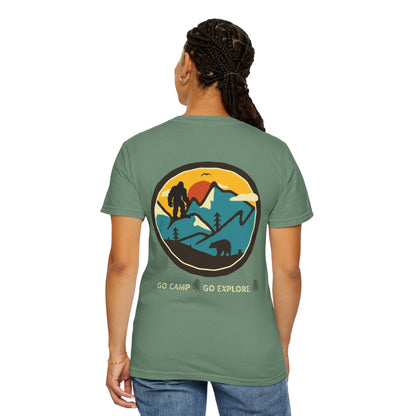 Bigfoot In the Mountains Unisex T-shirt
