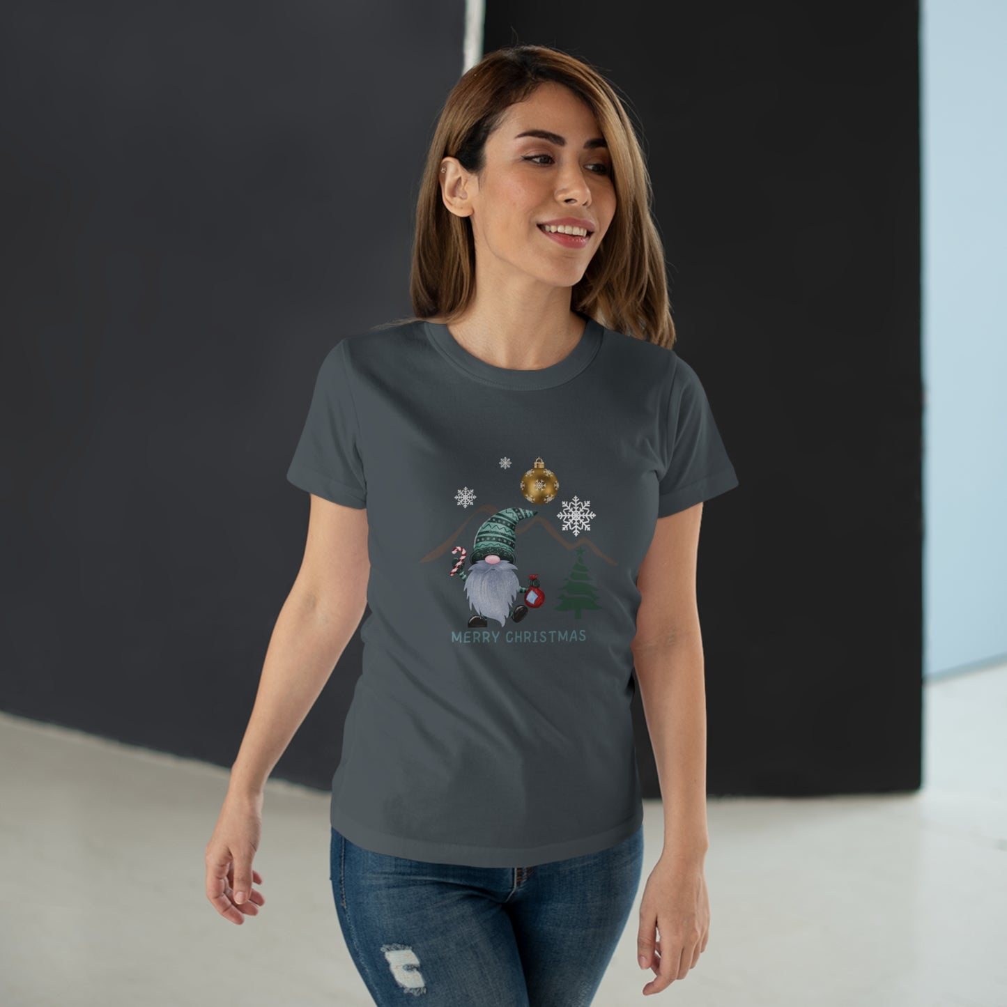 Merry Christmas Time Gnome Women's T-shirt