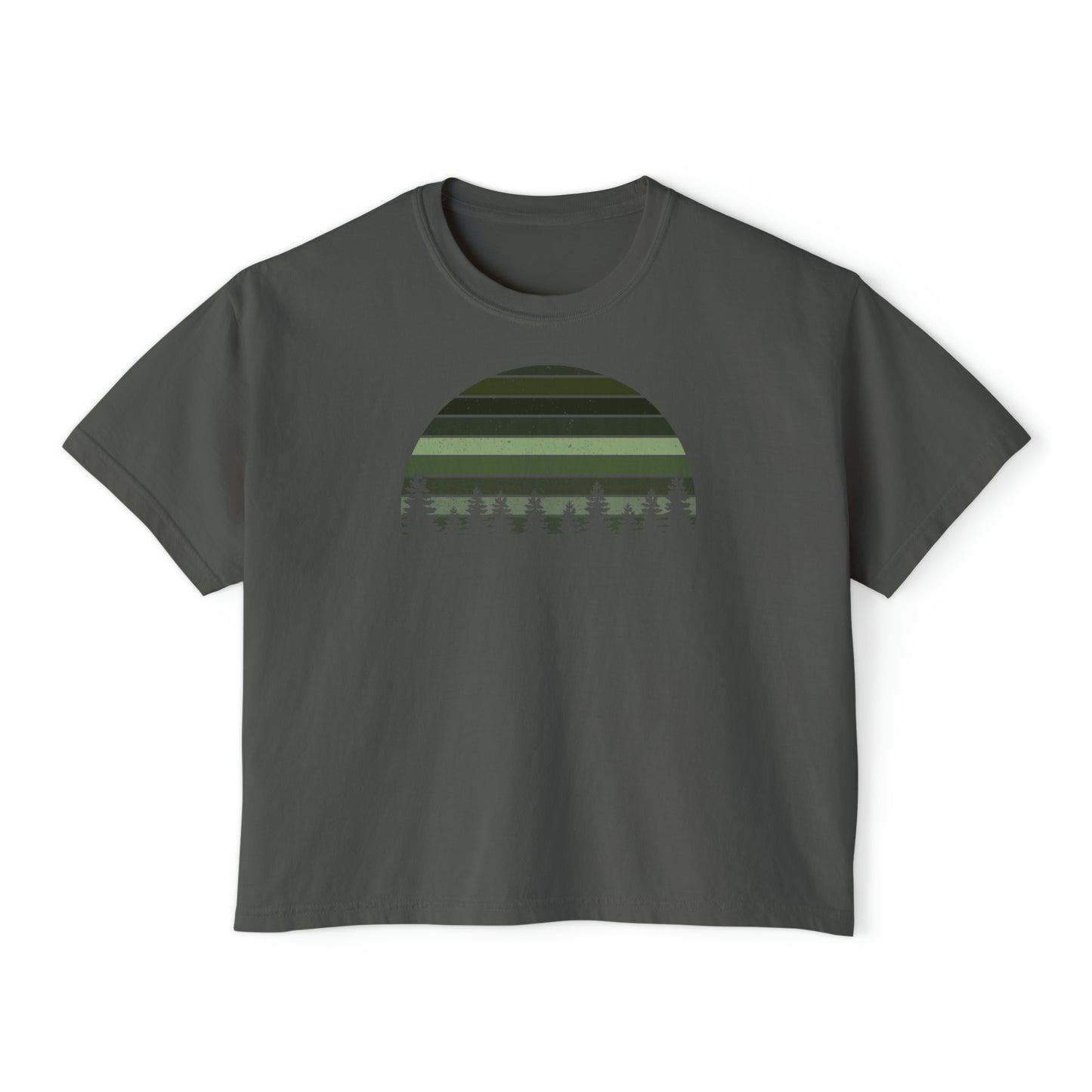 Green Pines Women's Boxy Tee