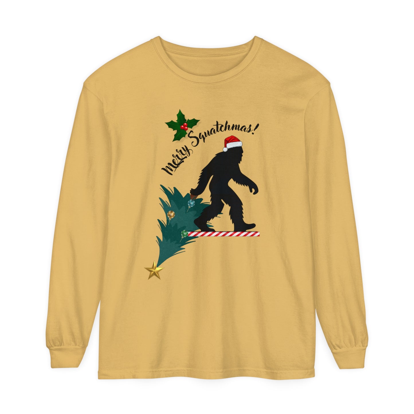 Merry Squatchmas Long Sleeve T-Shirt