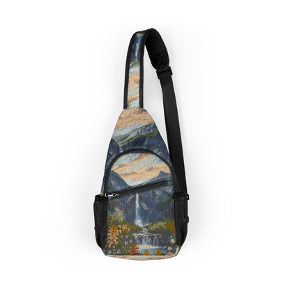 Flower Mountain Chest Bag