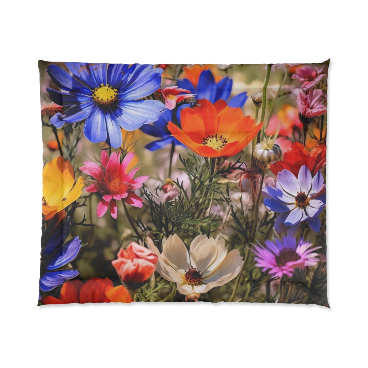 Rainbow Flower Comforter