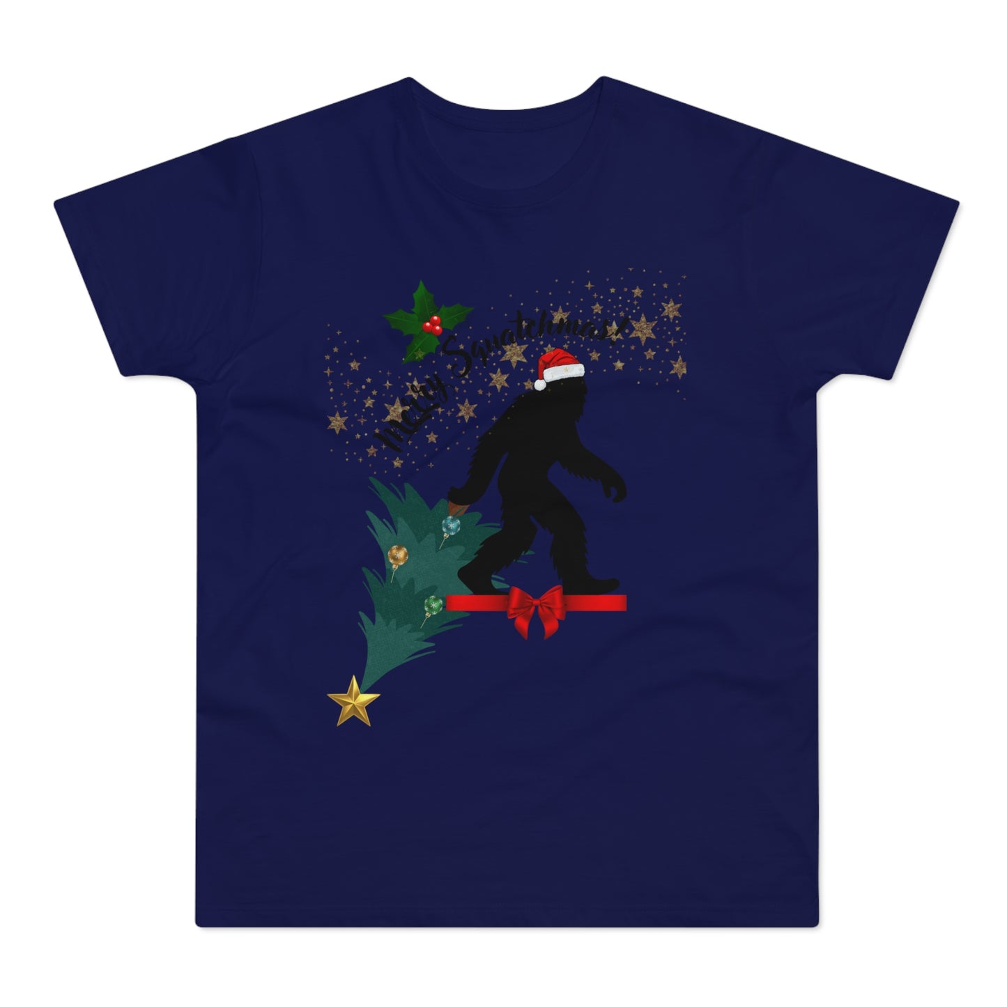 Merry Squatchmas T-shirt for Men