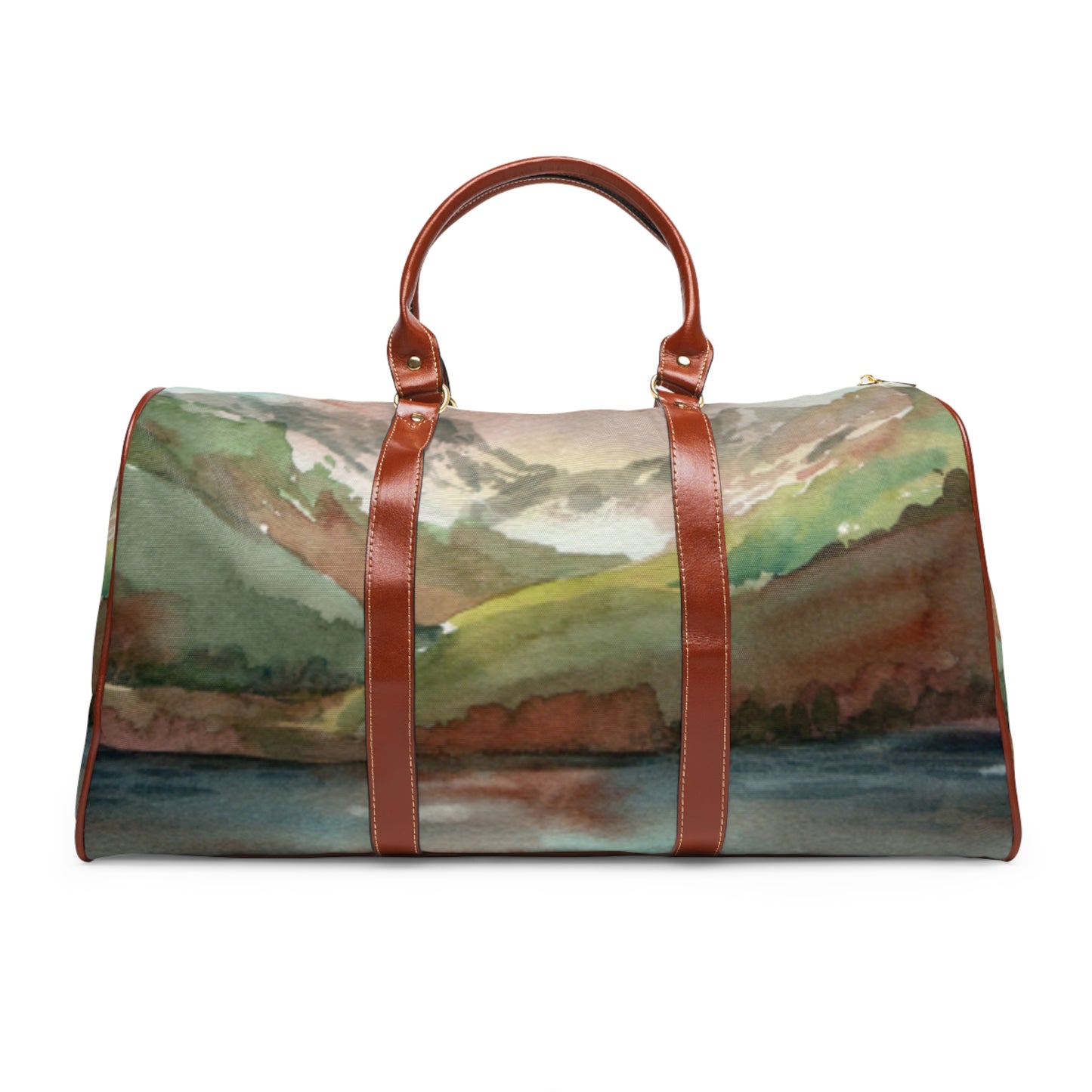 Painted Mountains - Waterproof Travel Bag