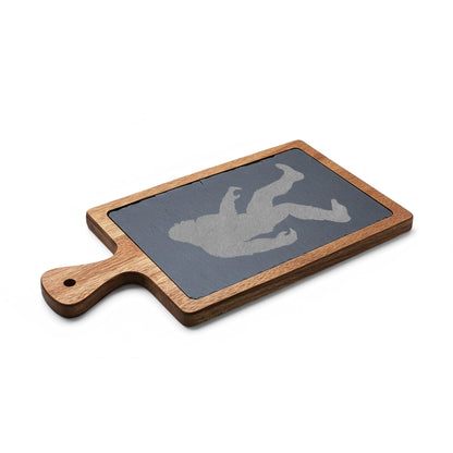 Bigfoot Charcuterie Board — Engraved Sasquatch Serving Platter