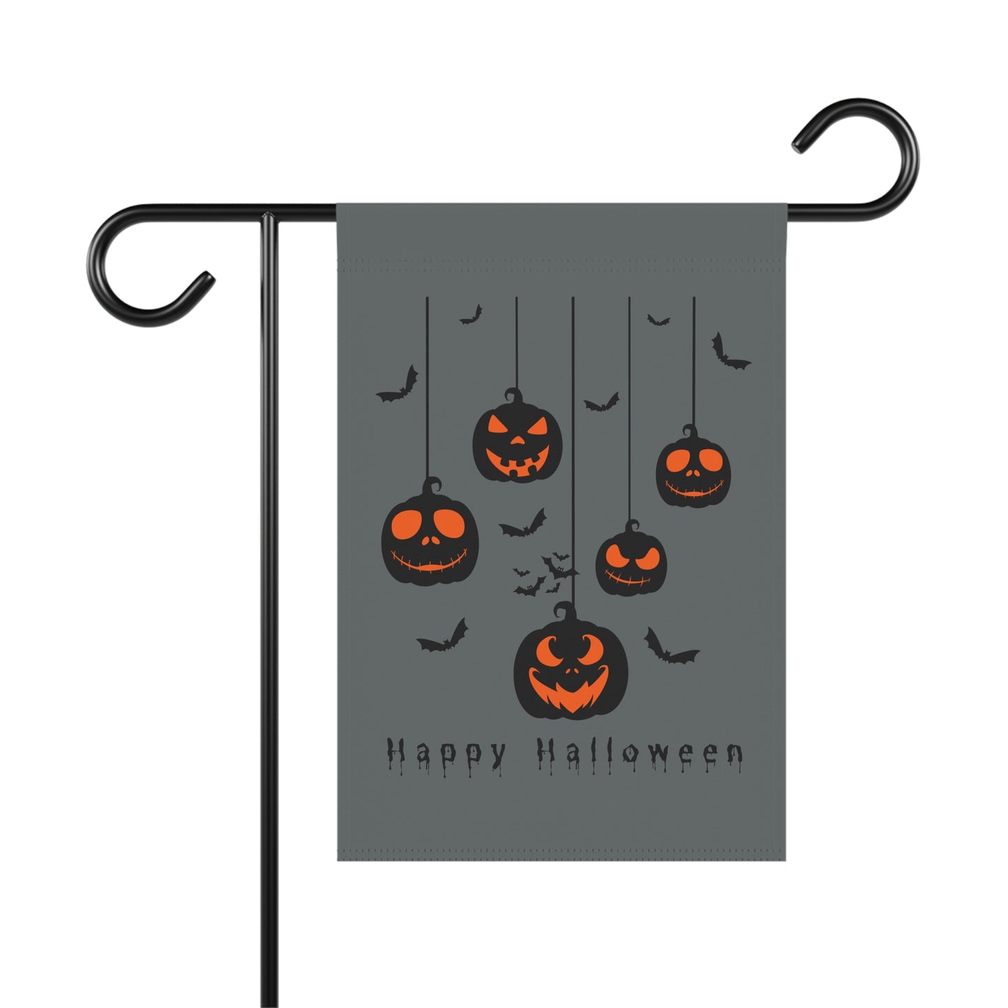 Happy Halloween Spooky Pumpkins - Garden & House Banner