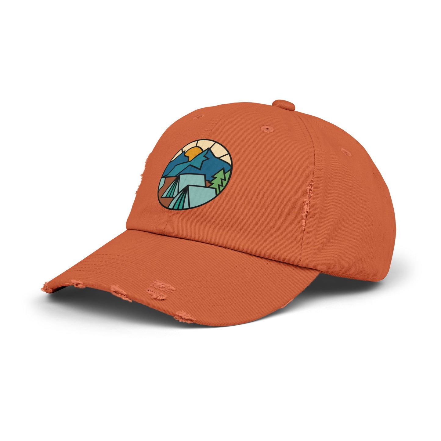 Let's Camp - Distressed Cap