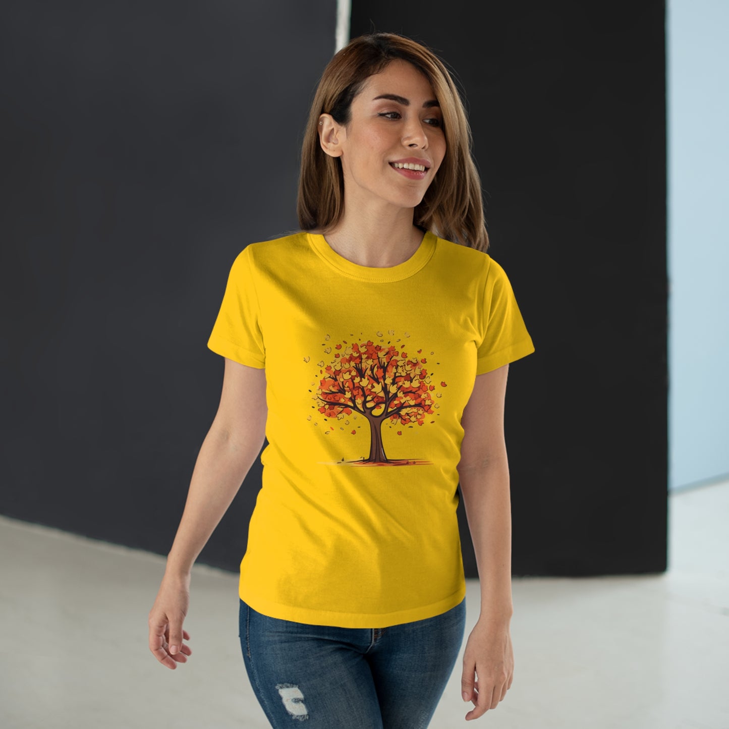 Leaves of the Fall - Women’s Maple Tee