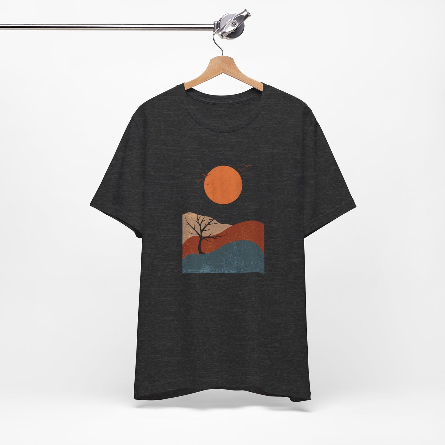 Orange Sunset Jersey Short Sleeve Tee