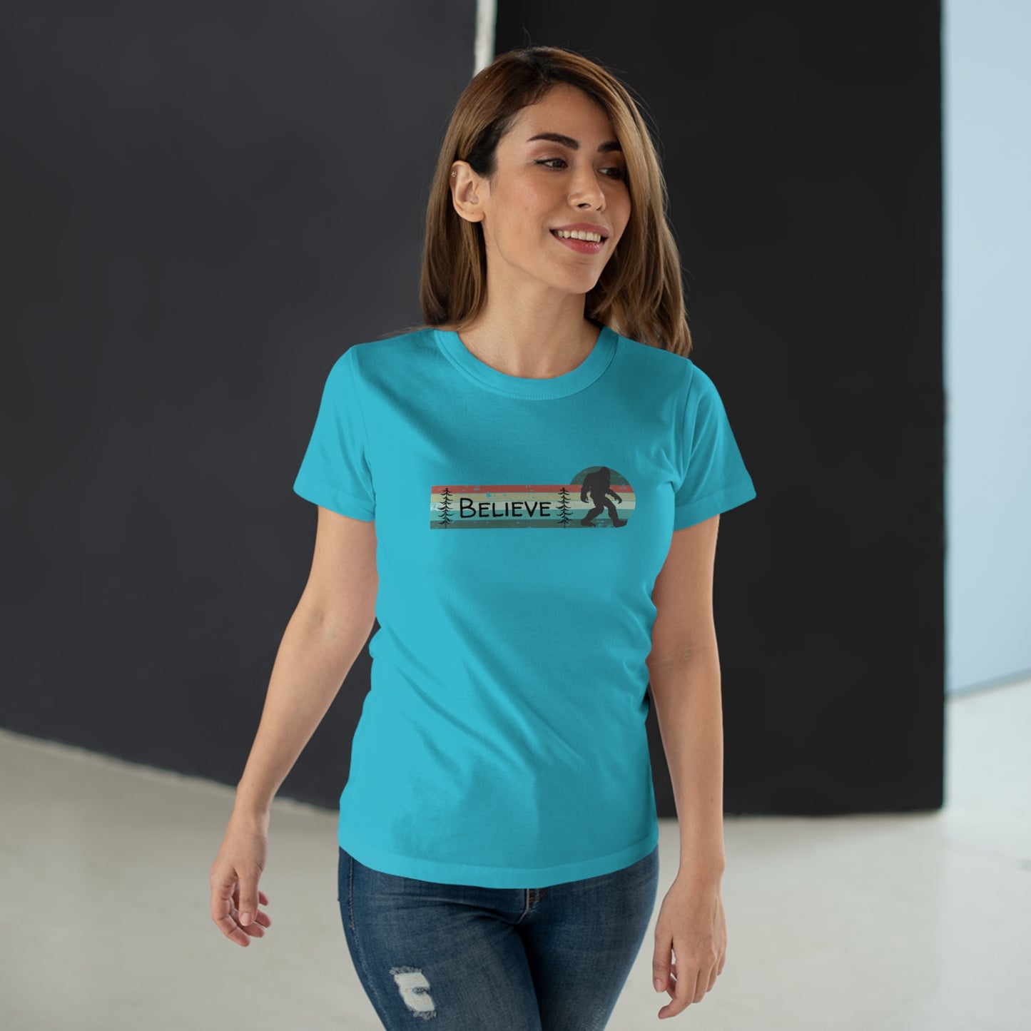 Bigfoot Believe Women's T-shirt