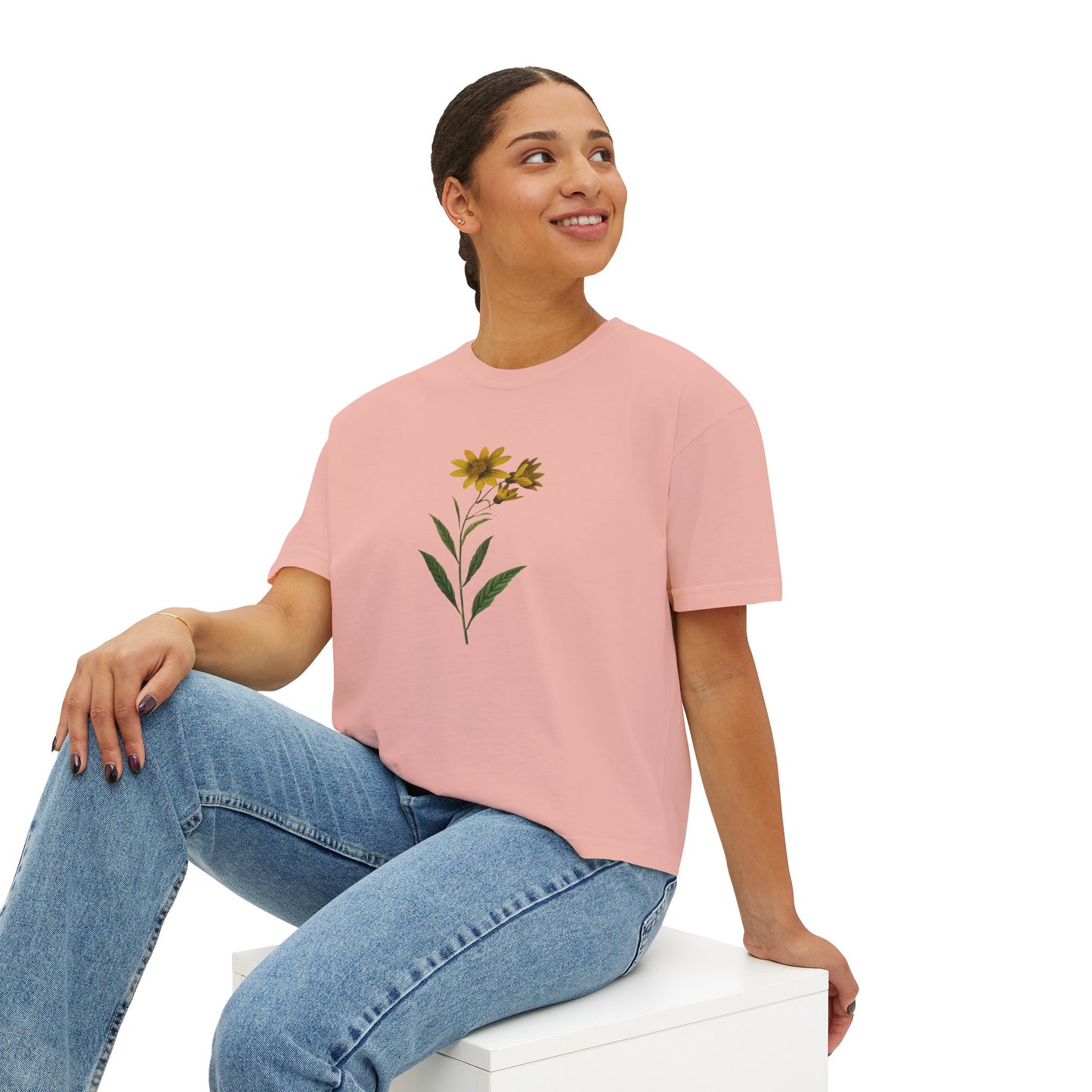 Pretty Flower Women's Boxy Tee