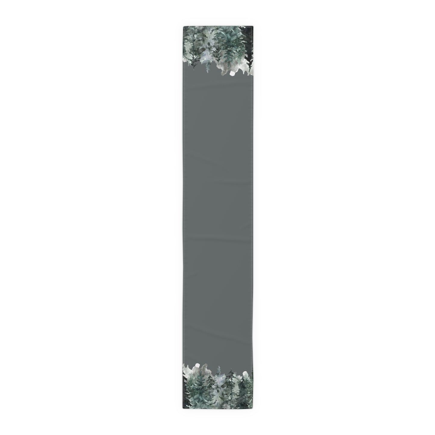 Grey Pine Table Runner (Cotton, Poly)