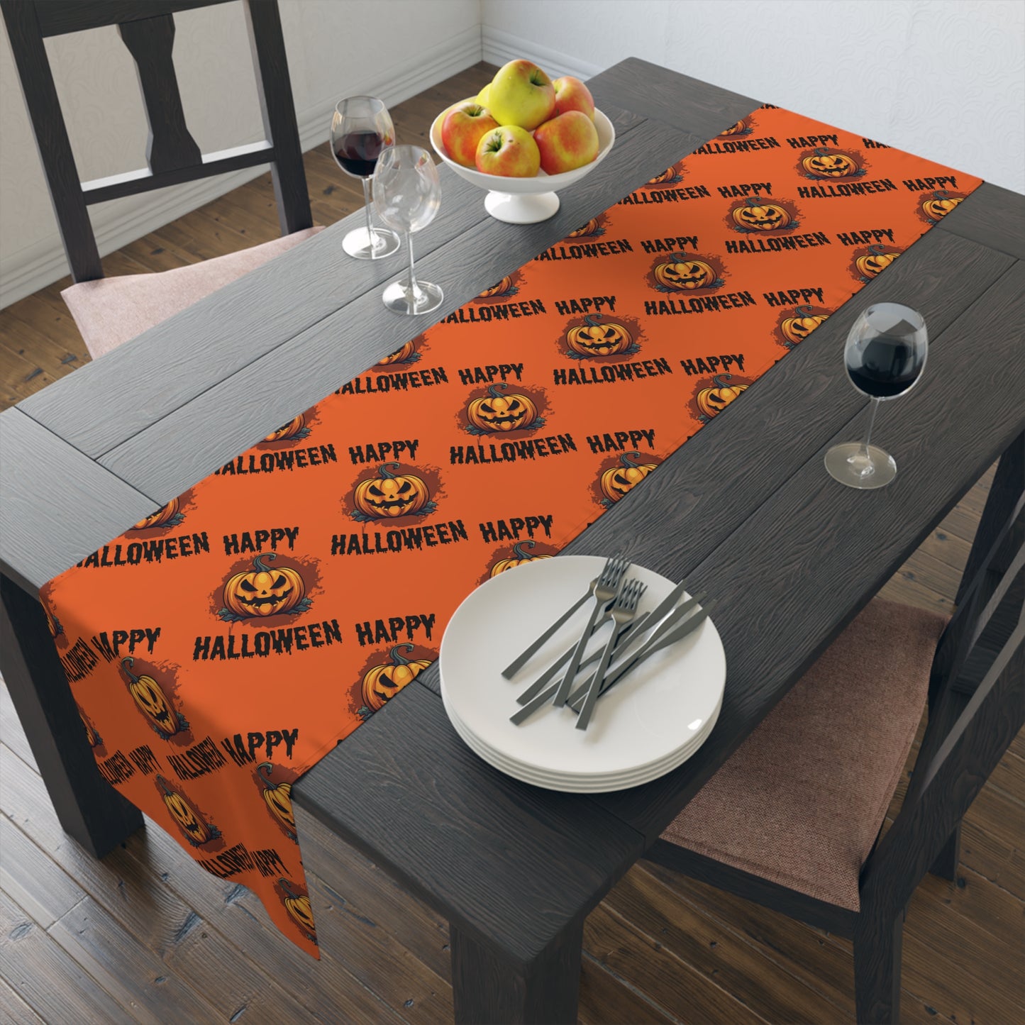 Happy “Spooky Pumpkin” Halloween - Table Runner