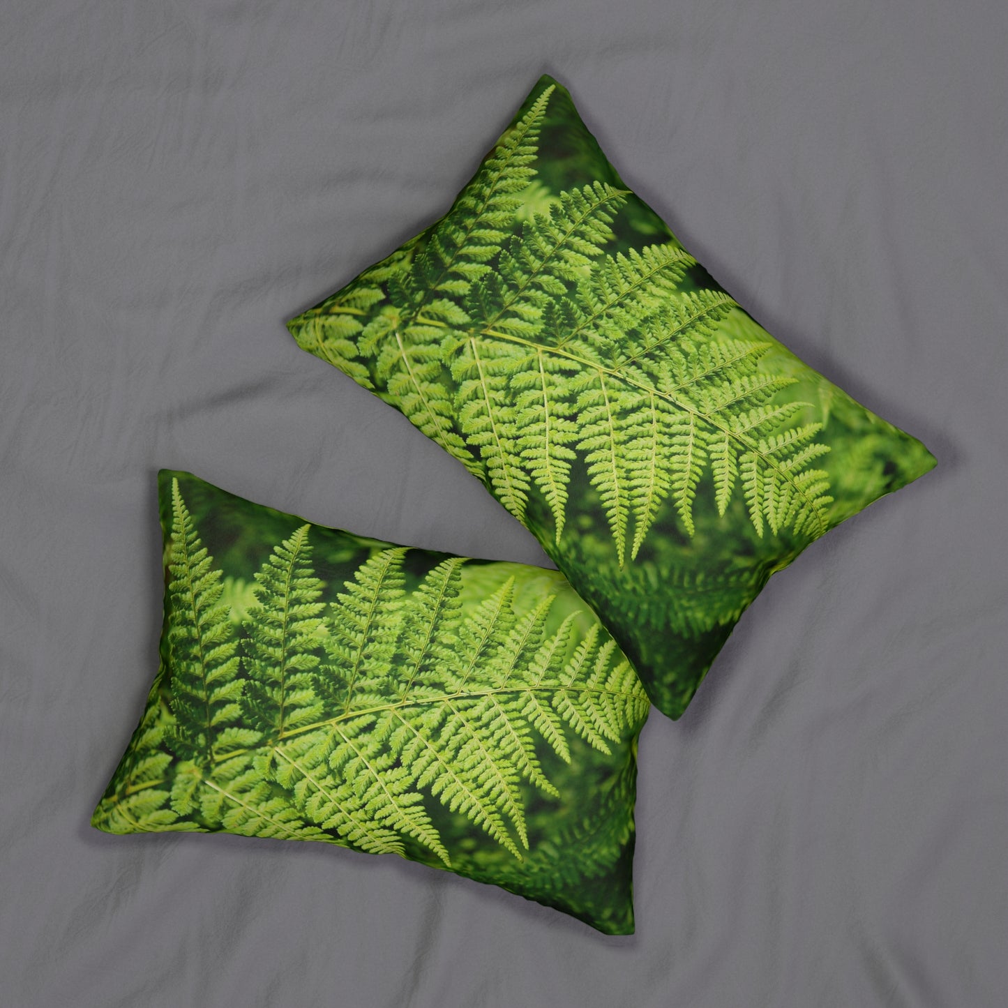 Forest Fern Spun Polyester Lumbar Pillow