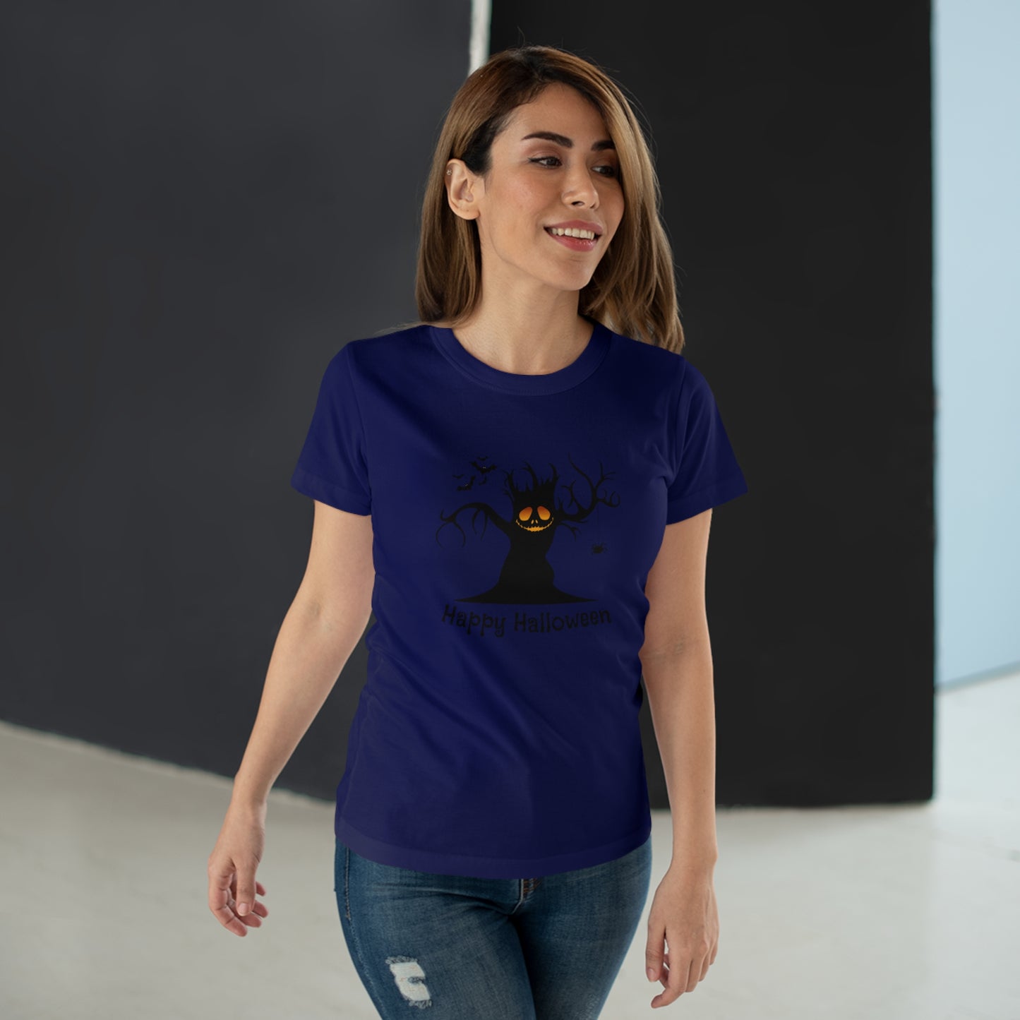 Happy Halloween Spooky Tree  - Women’s Tee