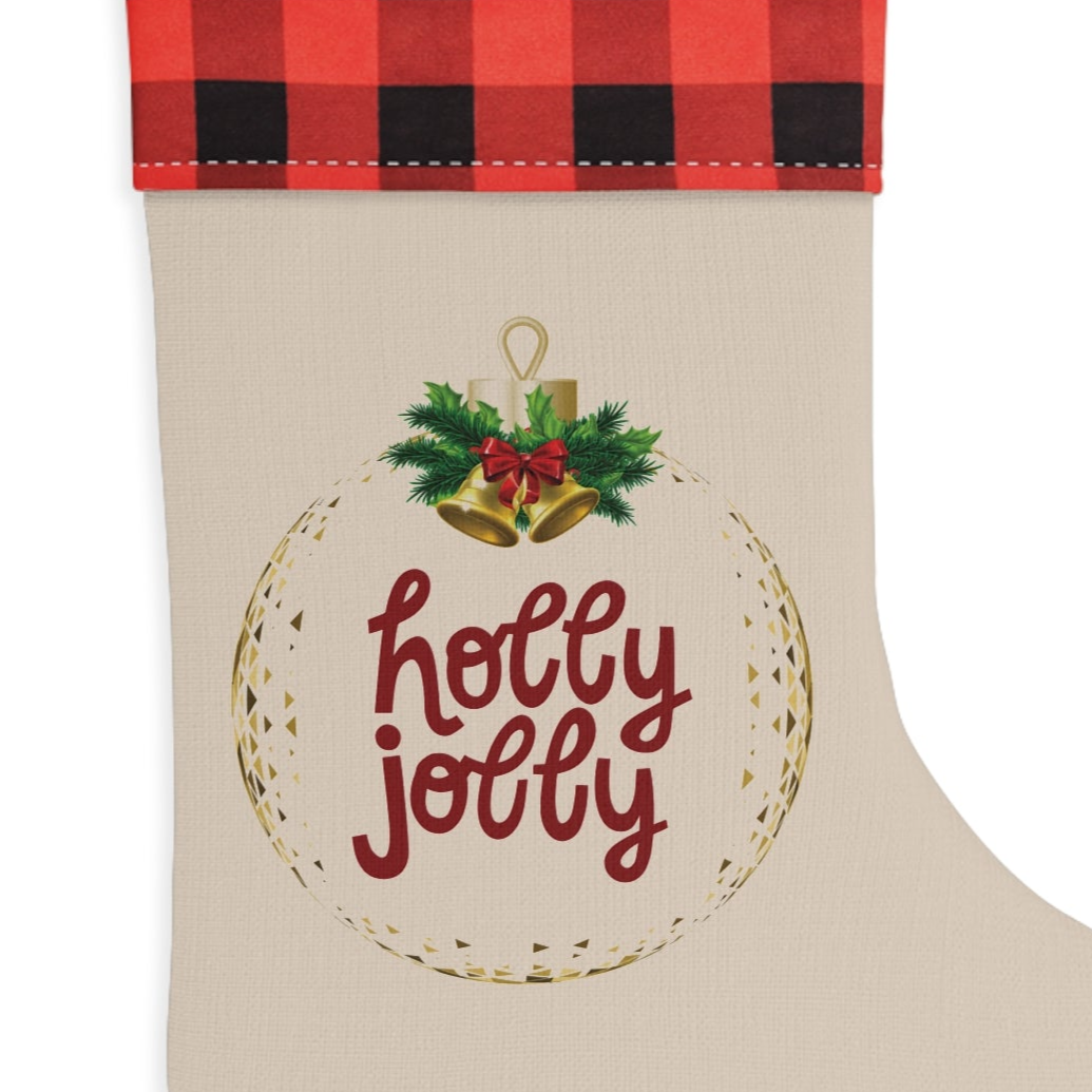 Holly Jolly Christmas Stocking