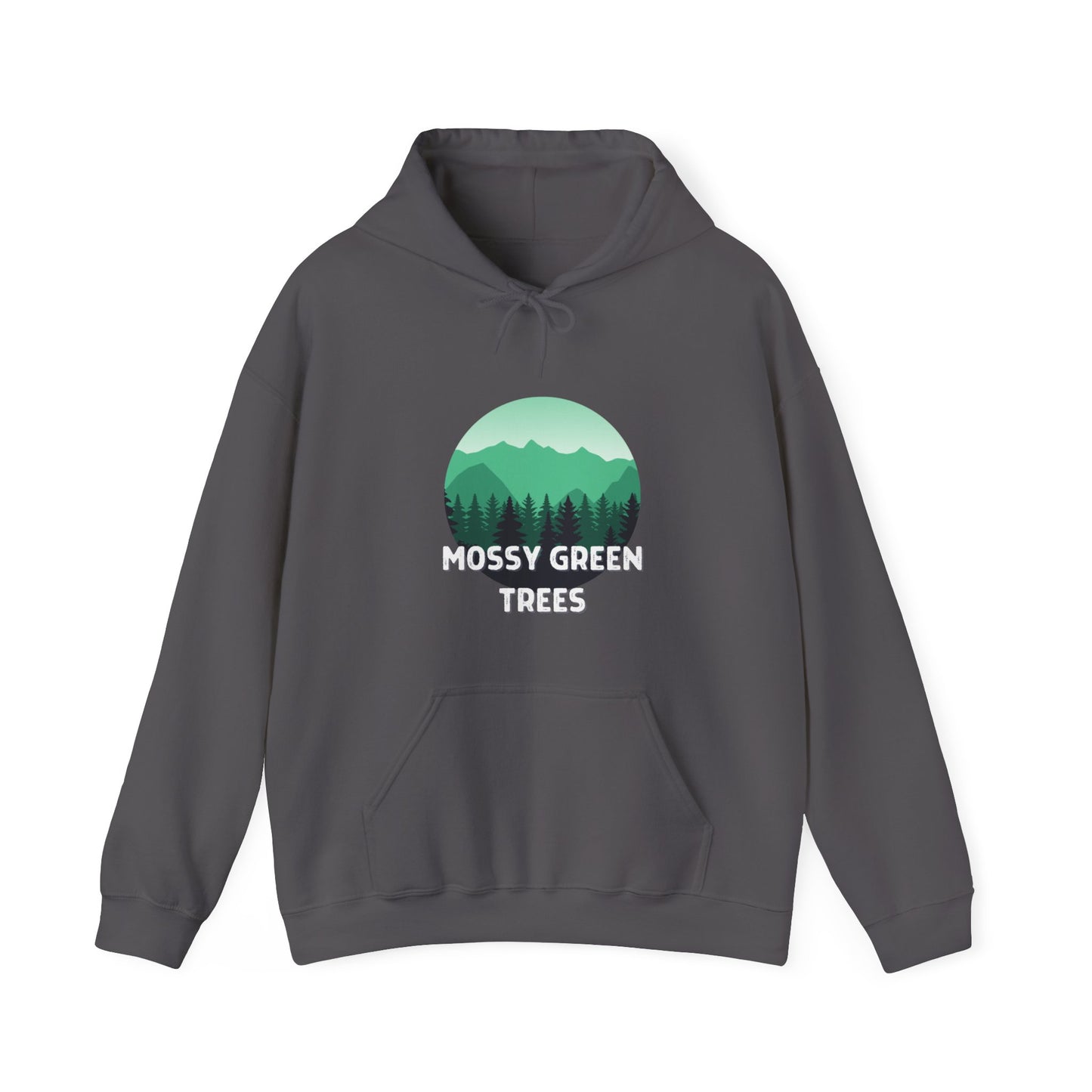 Mossy Green Trees Unisex Heavy Blend™ Hooded Sweatshirt