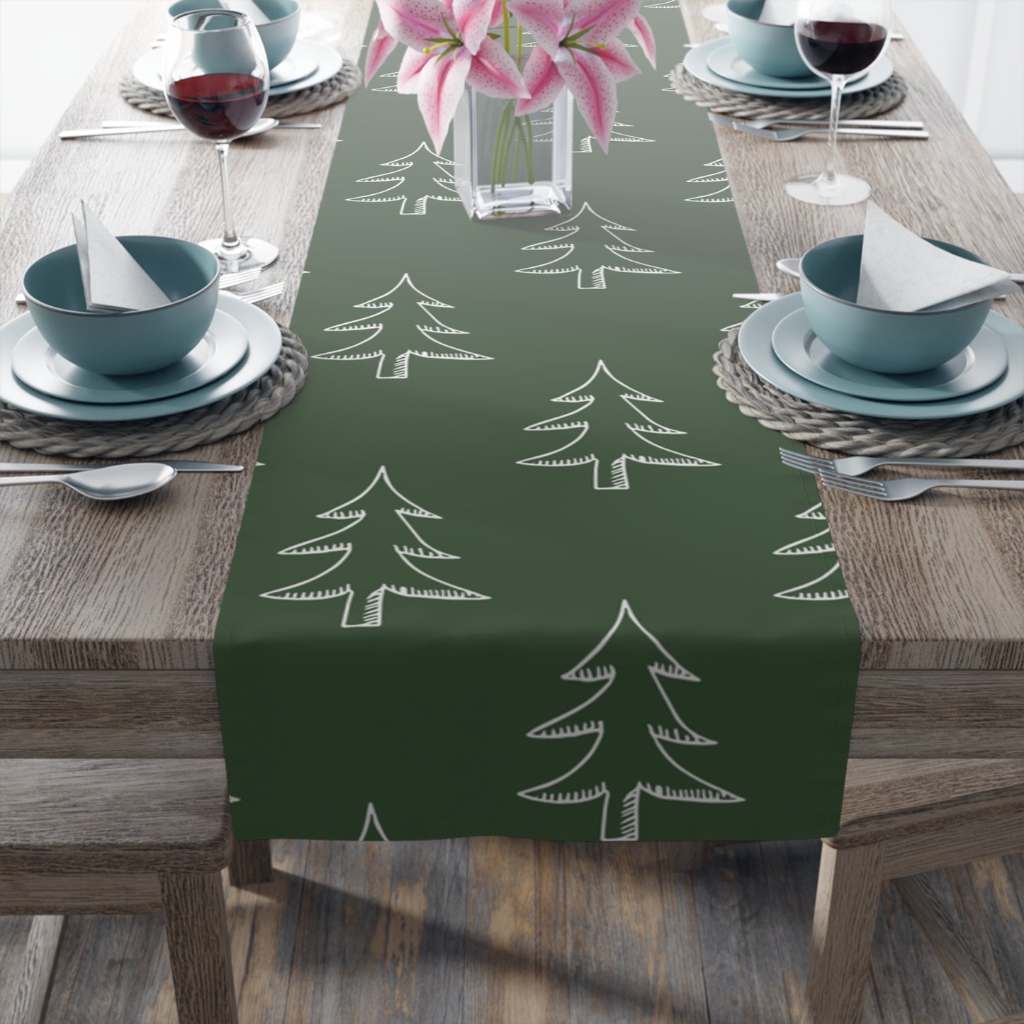 Christmas Tree Table Runner