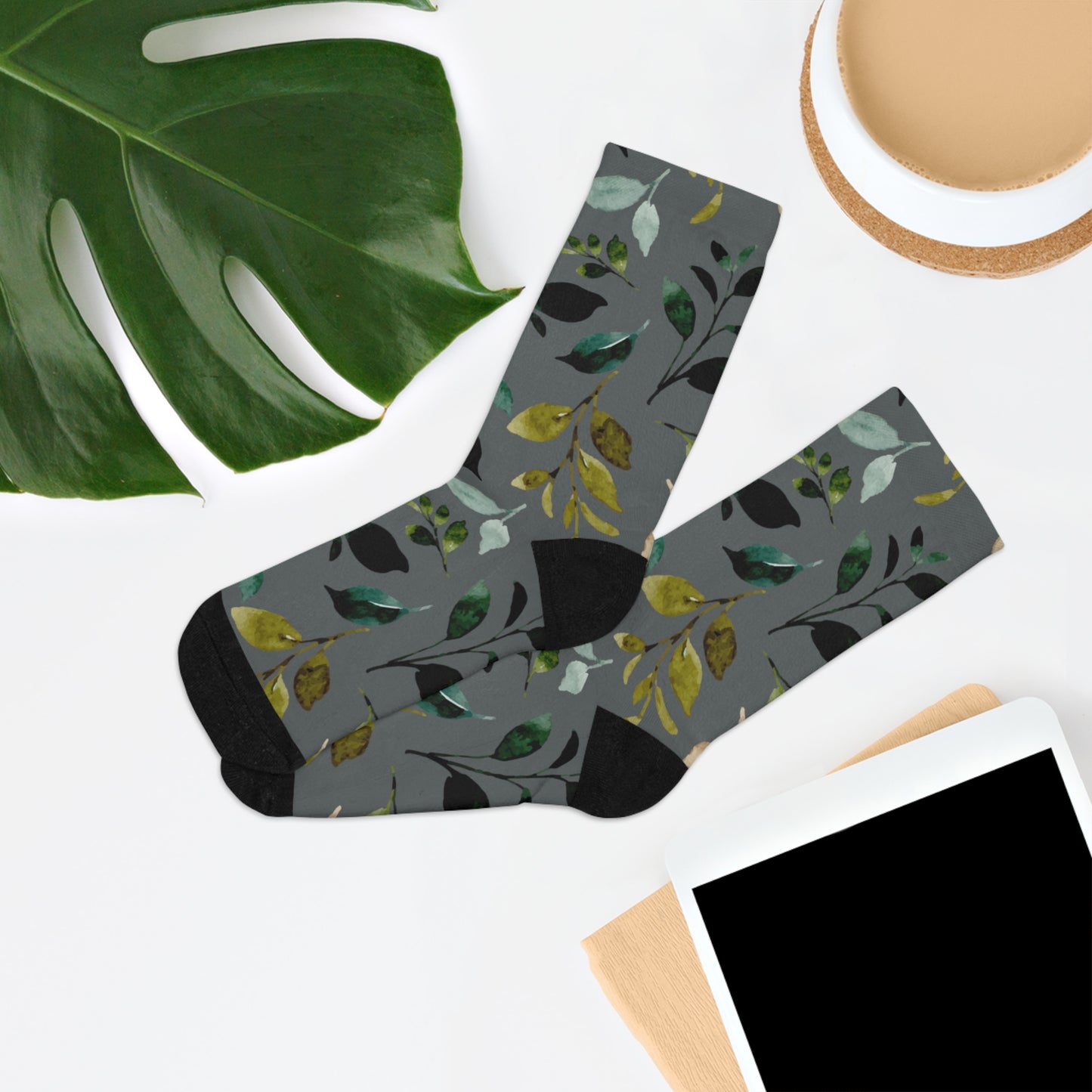 Green Leaf - Recycled Poly Socks