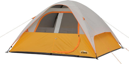 CORE Tent for Family Camping, Hiking and Backpacking | Dome Camp Tents with Included Tent Gear Loft for Outdoor Accessories