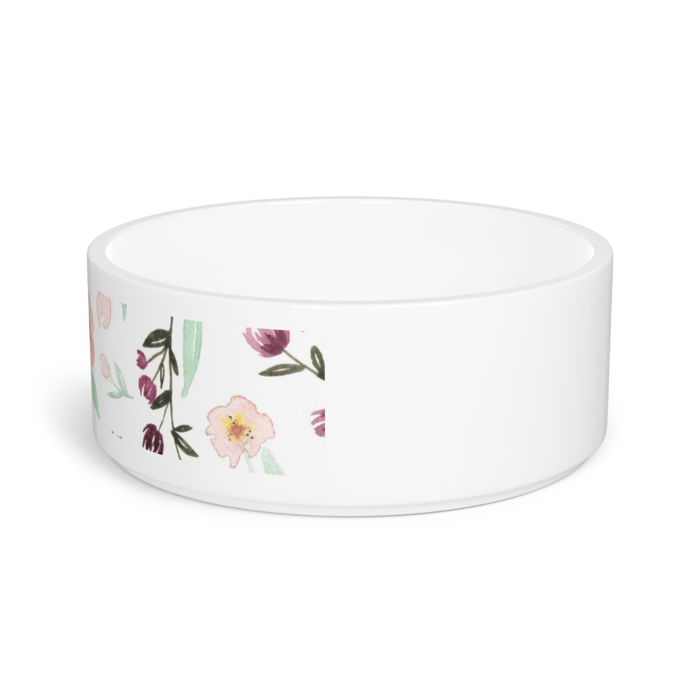 Mom's Flowers Pet Bowl