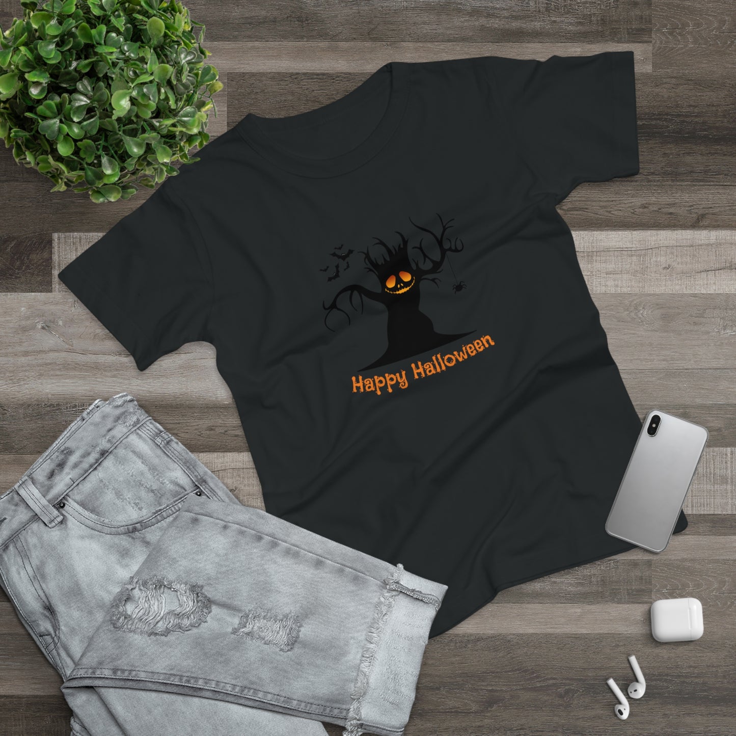 Happy Halloween Spooky Tree  - Women’s Tee