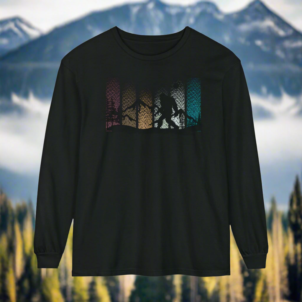 Bigfoot In the Woods - Long Sleeve Shirt