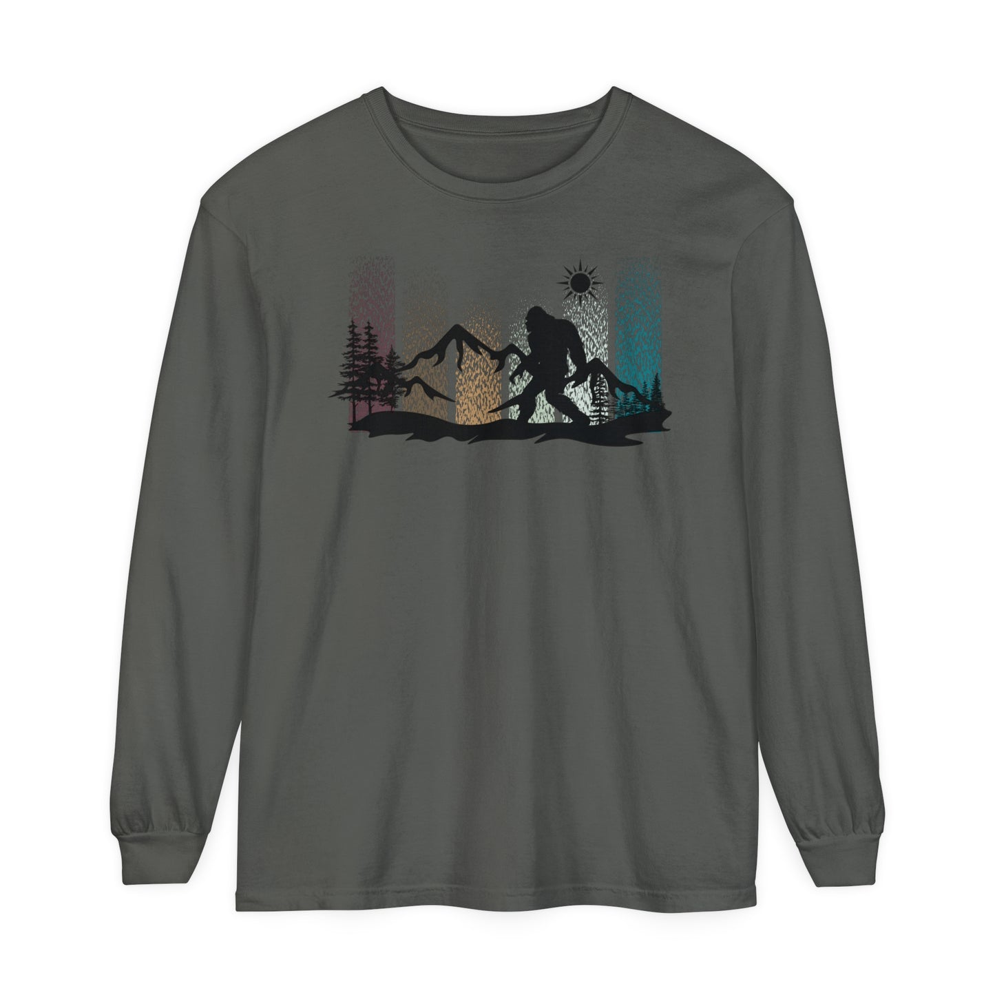 Bigfoot In the Woods - Long Sleeve Shirt