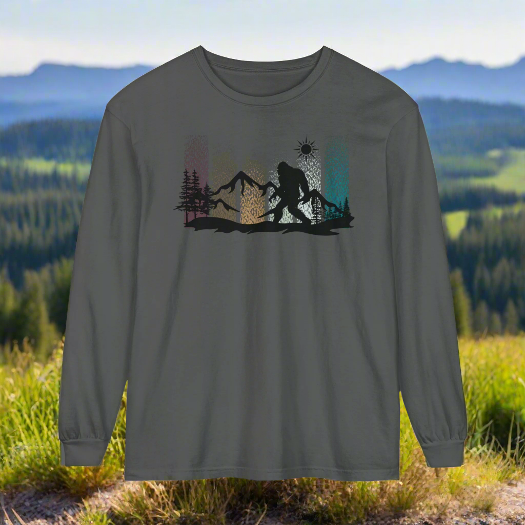 Bigfoot In the Woods - Long Sleeve Shirt