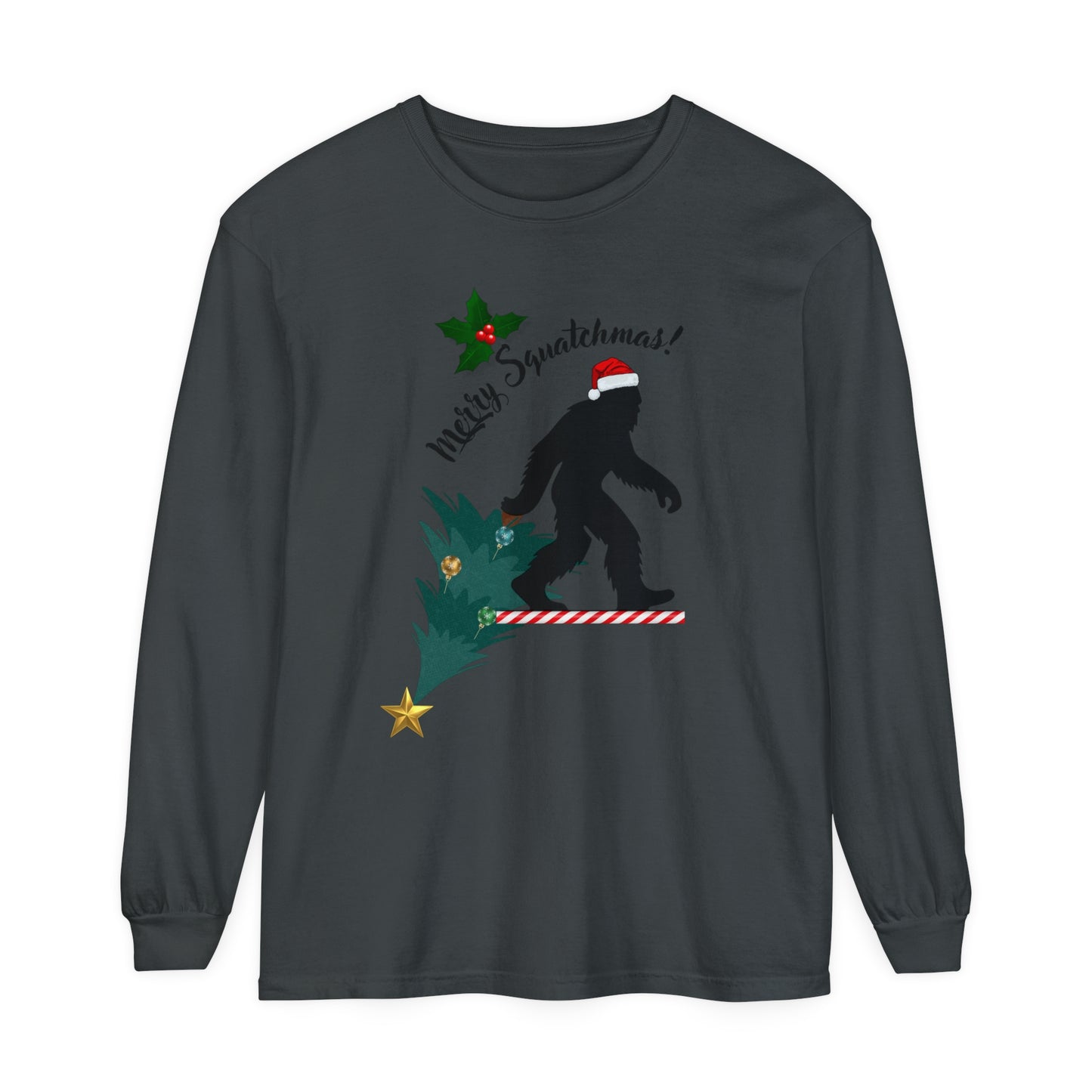 Merry Squatchmas Long Sleeve T-Shirt