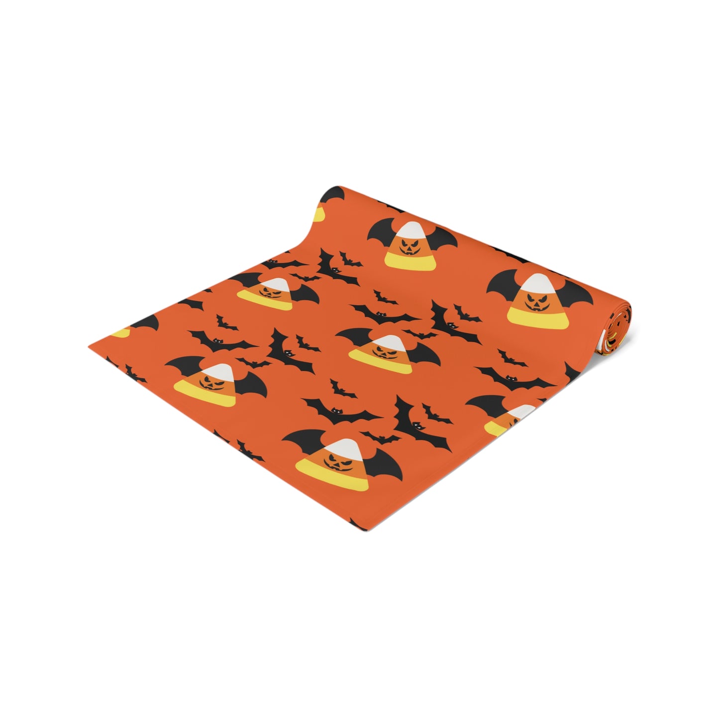 Candy Corn Bat Attack - Table Runner