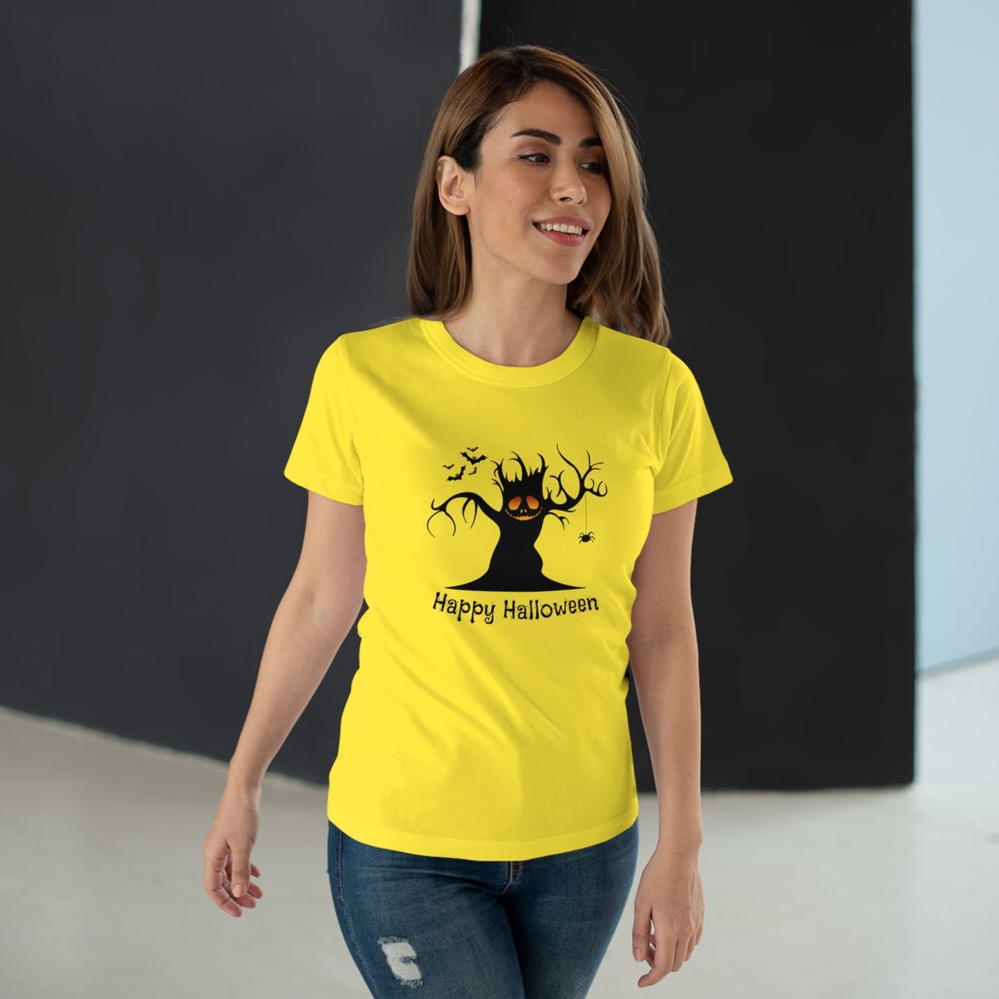 Happy Halloween Spooky Tree  - Women’s Tee