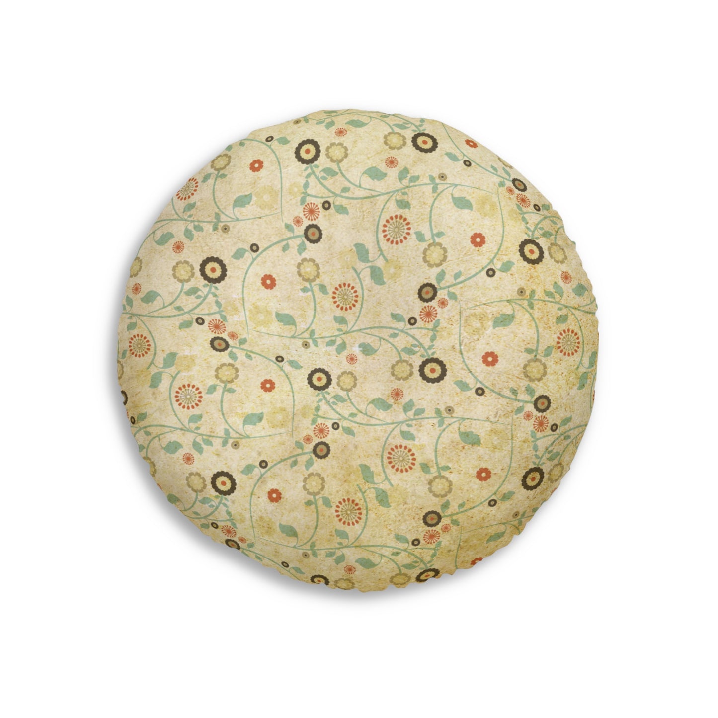 Vintage Days Tufted Floor Pillow, Round