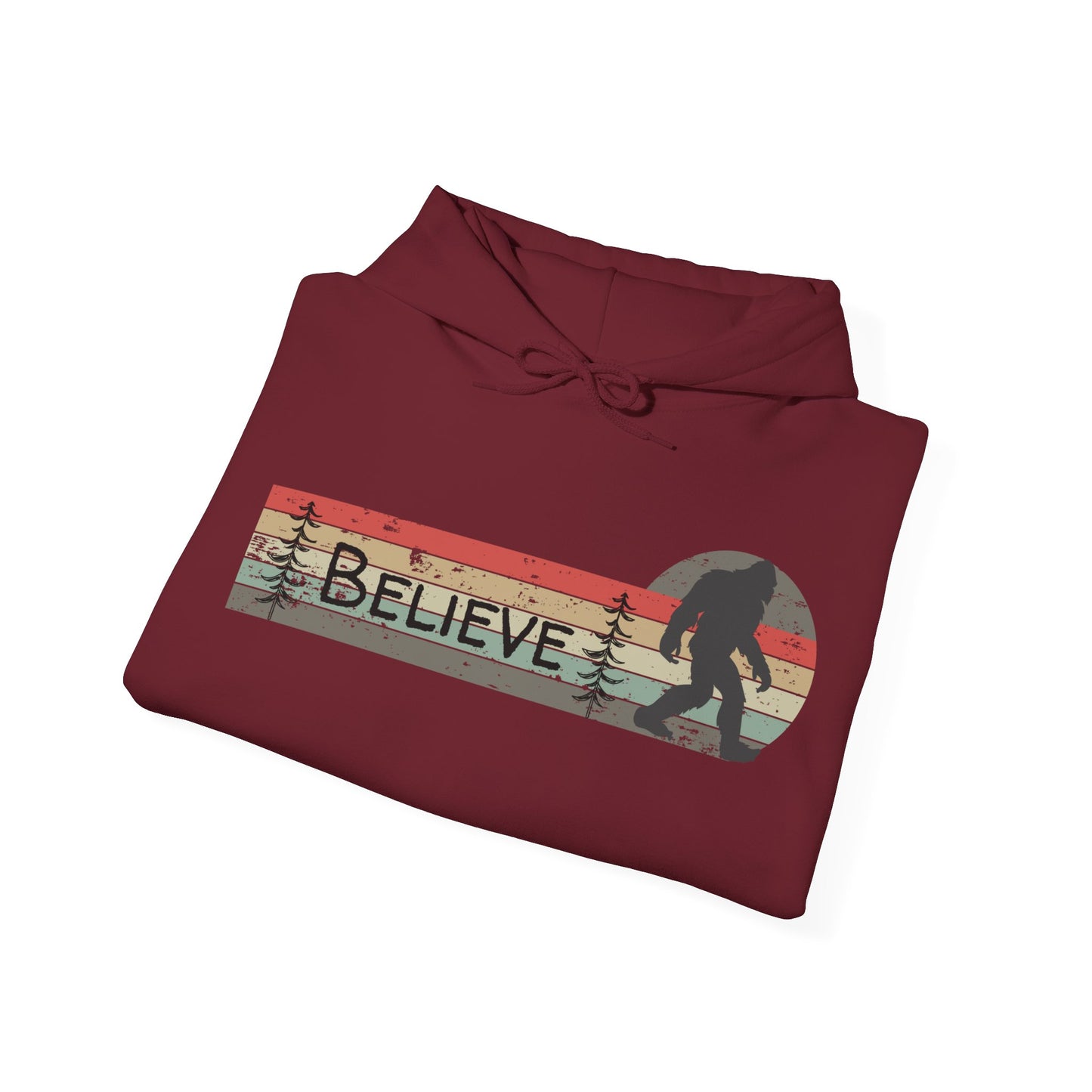 Bigfoot Believe Hooded Sweatshirt