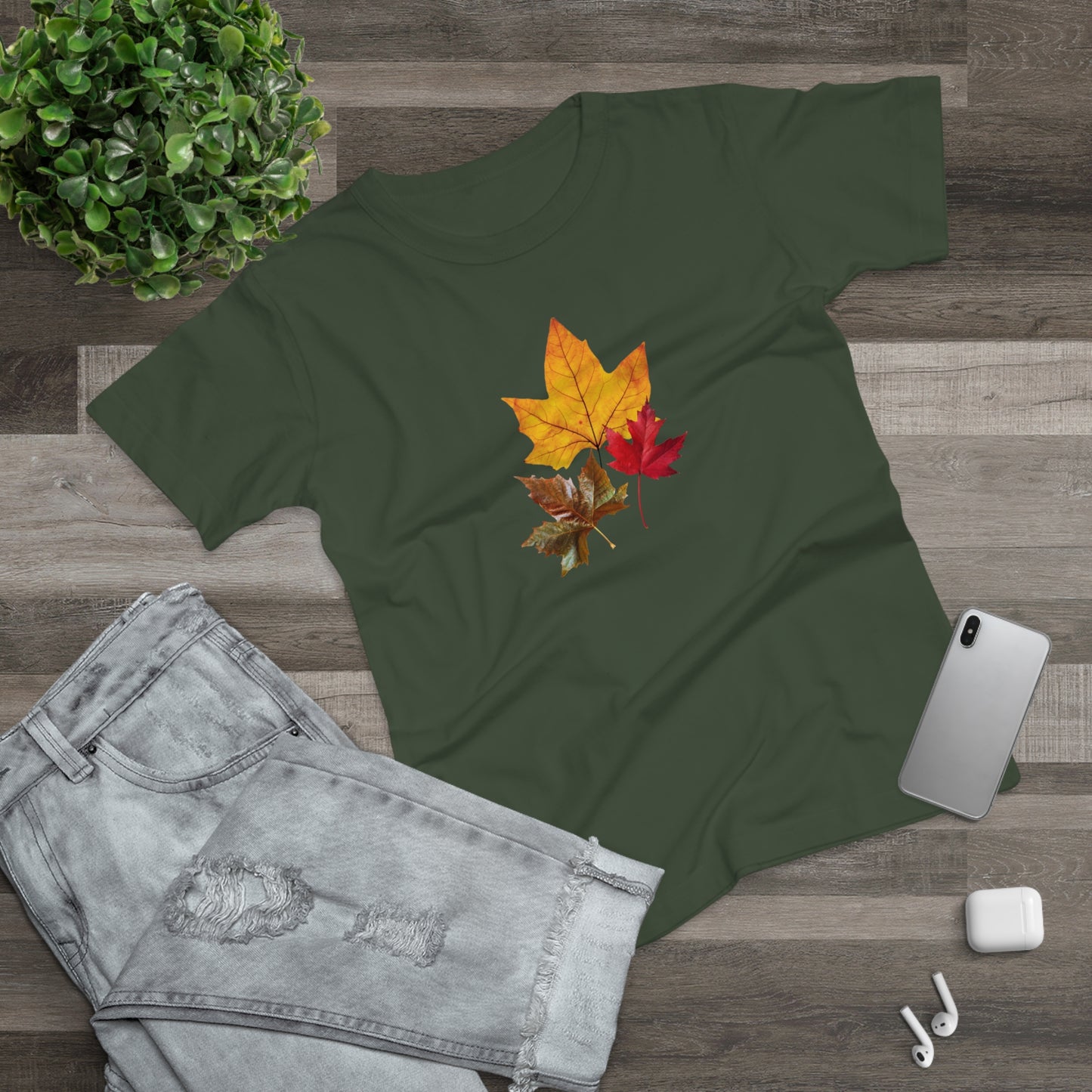 Maple Leaves - Women's T-shirt