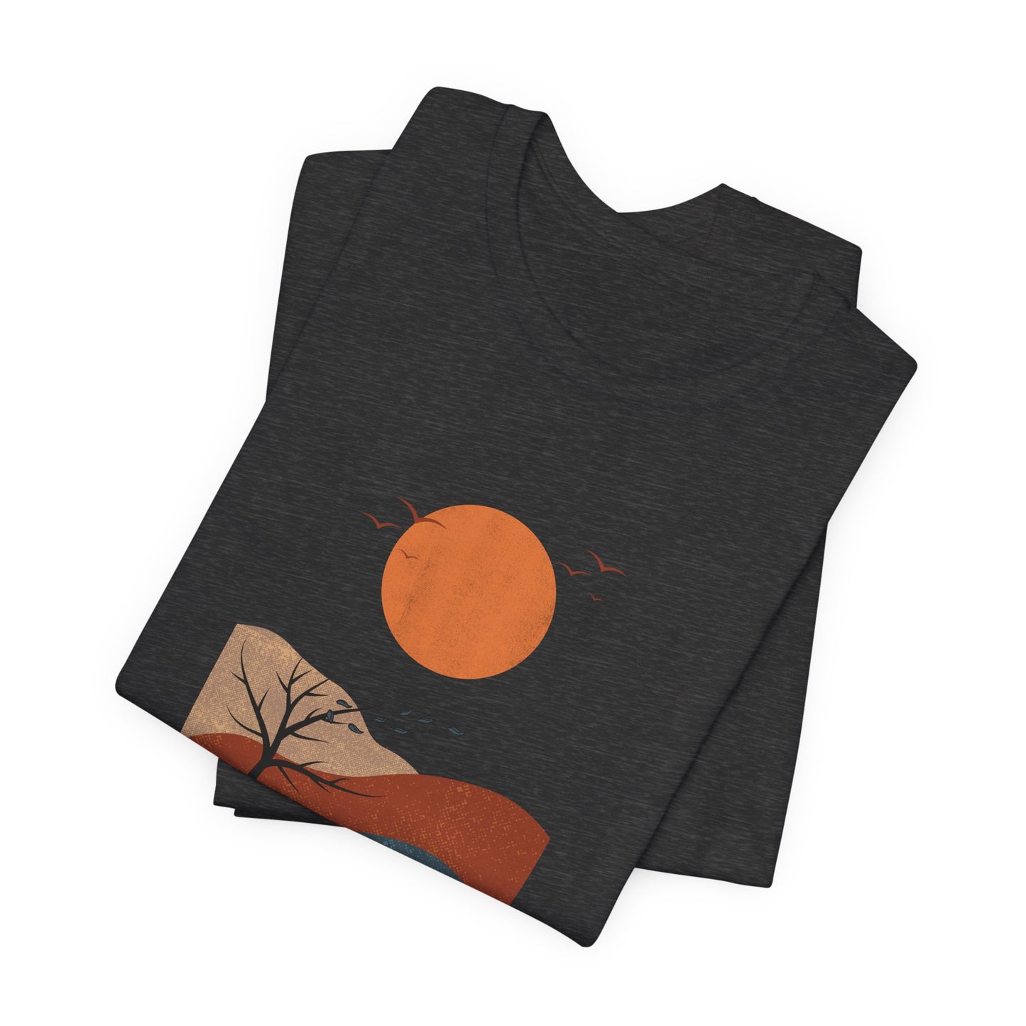 Orange Sunset Jersey Short Sleeve Tee