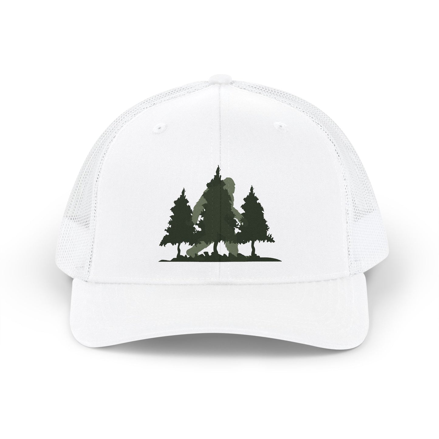 Trucker Cap — Forest Bigfoot Silhouette Snapback