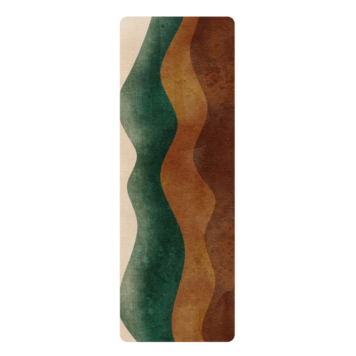 Yoga Mat - Desert Waves Rubber Yoga Mat